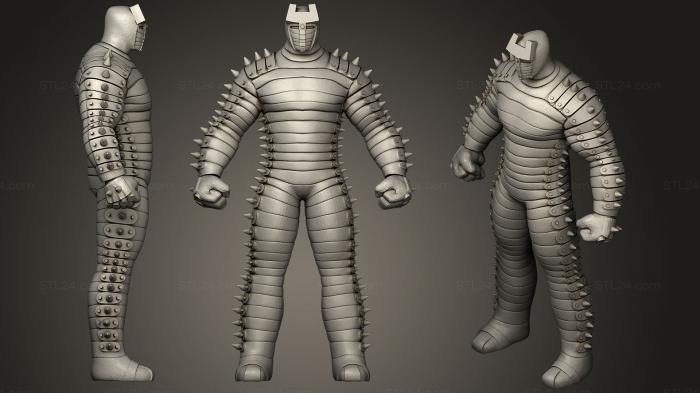 Figurines heroes, monsters and demons (Destroyer, STKM_0769) 3D models for cnc